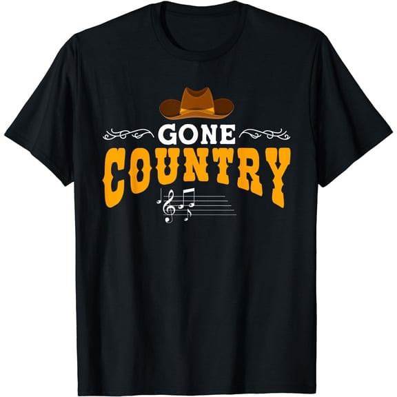 Country Music For Country Music Fans T-Shirt Black Small