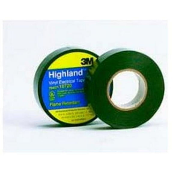3m 06138 Highland Vinyl Plastic Electrical Tape, 3/4" x 66'