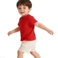 thumbnail image 4 of GiLiling Toddler T Shirts Cotton Summer Basic T Shirts Boys Girls Tee Undershirt Short Sleeve Crew Neck Shirt (Red, 6-9 Months), 4 of 4