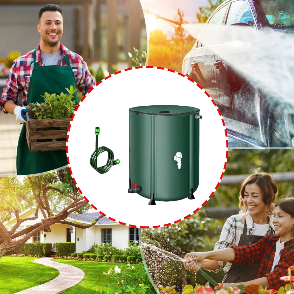 Sinyiin Rainwater Recycling Water Storage Container Garden Irrigation Bucket Collection