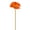 Orange, variant on 11PCS Artificial Flower Easy to Maintain Anti-fading Realistic Simulated Gerbera Flower African Chrysanthemum Hotel Supply,Orange