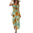 thumbnail image 1 of Floral Vestido Sin Mangas Vestidos Para Mujer, Vestido Suelto De Verano 2025, 1 of 5