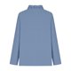 thumbnail image 4 of Craaazy Women's Relaxed Fit V Neck Blouse, Solid Color Long Sleeve Ruffle Accent Top, Loose Comfy Cotton Linen Tee for Work & Daily Wear Gifts, 4 of 6