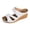 F, variant on Rokment Wedges Dress Sandals for Women Ladies 2026 Summer Fashion Casual Leather Open Toe Platform Dressy Slip on Ladies Orthotic Arch Support Chunky High Heels Beach Slides A Size 6