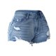 thumbnail image 5 of Ploknplq Shorts for Women,Jean Shorts Womens,Denim Shorts Women,Denim Shorts High Waisted Ripped Stretchy Denim Hot Short,Jean Shorts Womens High Waisted,Boyfriend Shorts for Women Blue 1 M, 5 of 8
