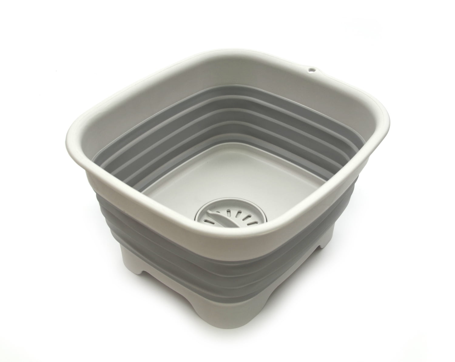 CapsA Collapsible Wash Basin Dishpan Portable Folding Catch Basin with Hanging Hole Save Storage Space for Home Kitchen Outdoor Camping Foot Wash Basin