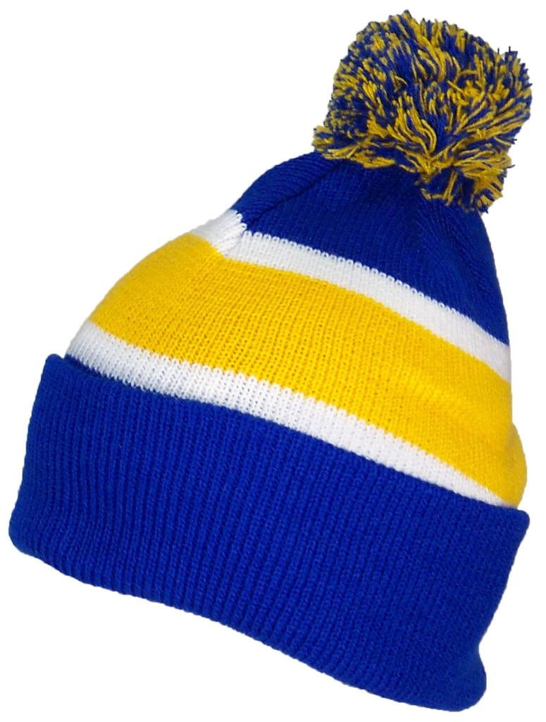 Quality Cuffed Hat with Large Pom Pom 