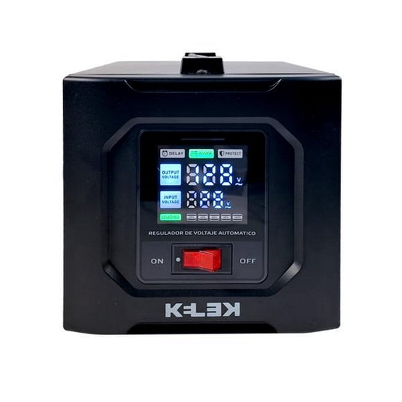 regulador de voltaje para línea blanca y electrónicos 1500 w negro