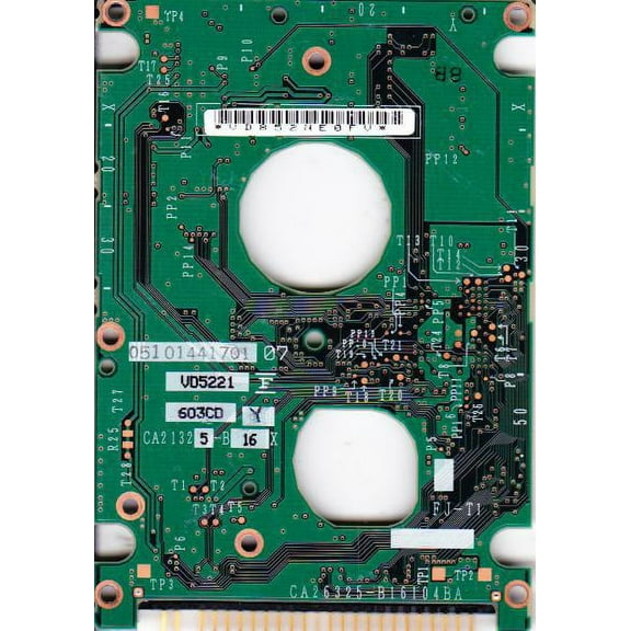 MHT2060AT, PN CA06297-B66600AP, Fujitsu 60GB IDE 2.5 PCB