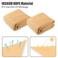 thumbnail image 3 of Yescom 2 Pack 18x18 Ft 97% UV Block Square Sun Shade Sail HDPE Canopy Patio Park Garden, 3 of 12