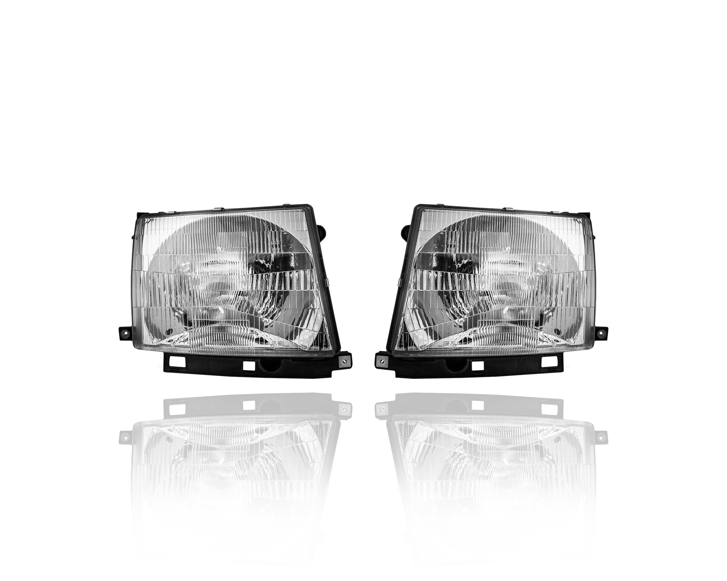 Driver and Passenger Headlights Headlamps Replacement for Toyota Tacoma Pickup Truck 8115004090 8111004090 