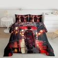 thumbnail image 2 of Castle Fairy Japanese Hokusai Twin Comforter Sets,Japanese Style Bedding Set, 2 of 8