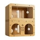 thumbnail image 1 of Casa de cartón para gatos, cueva, decoración del hogar, pelota colgante, juguete, poste rascador, caja, cama de salón L, 1 of 8