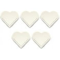 thumbnail image 2 of HUGFEGWE 5Pcs Handcrafted Faux Leather Corner Bookmark Waterproof Soft Mini Vintage Heart-Shaped Page Notebook Accessory CJB91-52802, 2 of 7