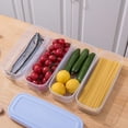 thumbnail image 4 of Caja de almacenamiento de fideos, caja de almacenamiento de fideos, caja de plástico Rectangular para fideos, nevera sellada, almacenamiento de fideos secos, 4 of 8