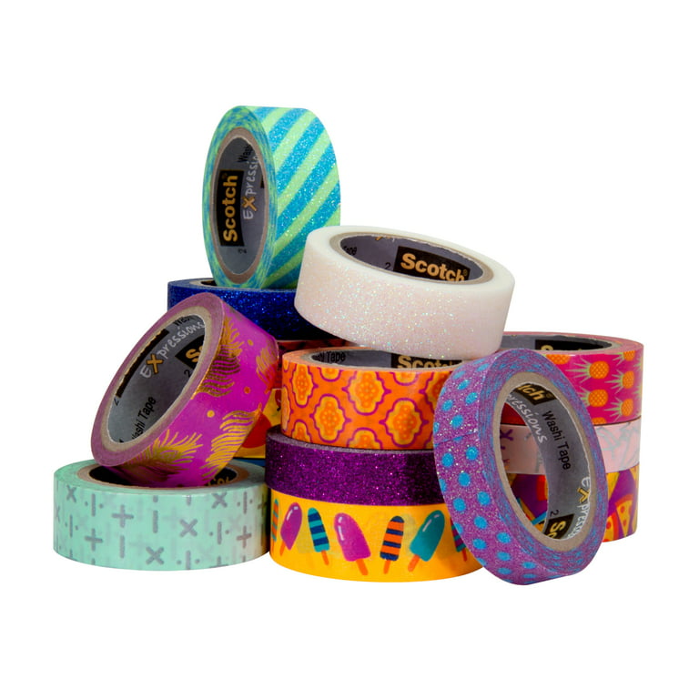 Wrapables Washi Masking Tape, Pink Psychedelic Dots, 1 - Smith's Food and  Drug