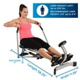 thumbnail image 2 of Stamina BodyTrac Glider Full Body Cardio Exercise Fitness Rowing Machine, 2 of 4