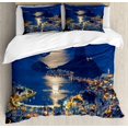 thumbnail image 1 of Duvet Cover Sets, Aerial View of Mountain Sugar Loaf and Botafogo Rio de, 1 of 3