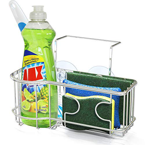 SimpleHouseware Kitchen Sink Caddy Organizer for Brush Sponge Holder