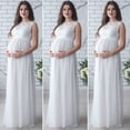 thumbnail image 5 of Robe de Bal en Dentelle Robe Maxi de Maternité Robe de Fête de Mariage Accessoire de Photographie Vêtements Manches 3/4 / Sans Manches, 5 of 5