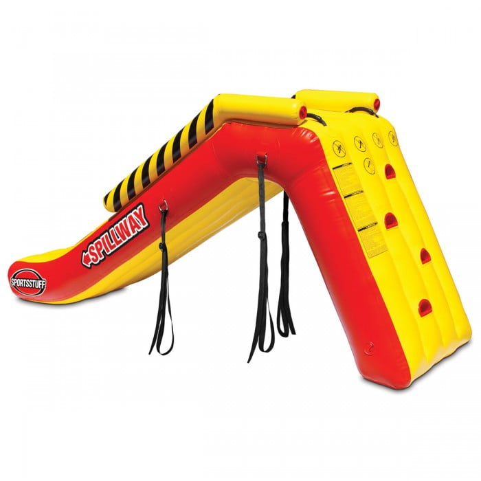 inflatable slide for pontoon
