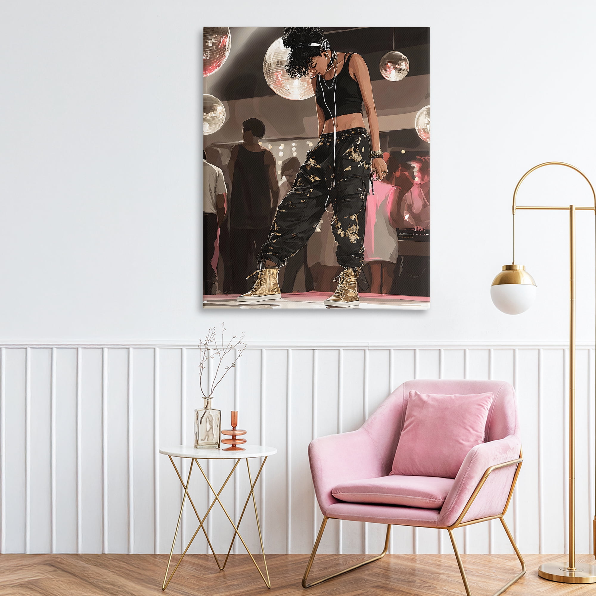 Stupell Industries Silent Disco Lone Dancer Canvas Wall Art, design by Franklyn Gregory