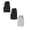 Black 2PCS & Grey 1PCS, variant on Shorts for Women Trendy Womens Shorts Casual Wide Leg Summer 3PC Shorts High Waisted Stretch Athletic Shorts with Pockets