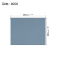 thumbnail image 2 of Uxcell Waterproof Sandpapers  9" x 11" /230mm x 280mm 8000 Grits Wet Dry 2 Pack, 2 of 5