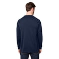 thumbnail image 2 of Core 365 Unisex Fusion ChromaSoft™ Fleece Crew Pullover Classic Navy, 2 of 3