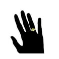 thumbnail image 4 of JackAni 10k Yellow Gold Simulated Peridot August Birthstone 2026 Class Graduation Ring - Size 10.75, 4 of 5
