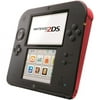 Nintendo 2DS Handheld System w/ Yoshi's New Island Game Crimson Red