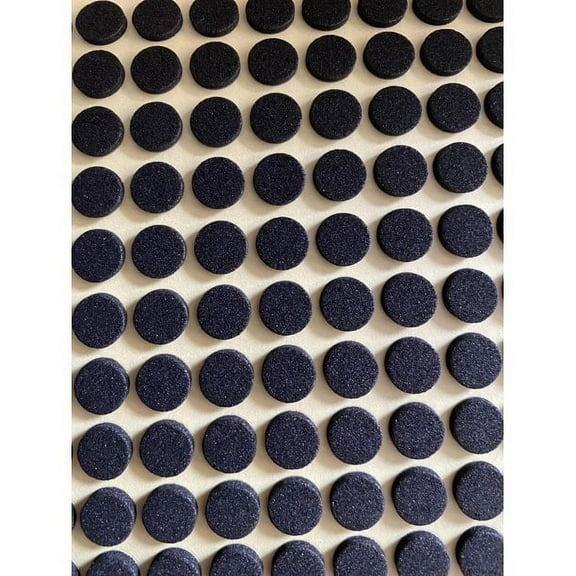 Cabinet Bumpers Furniture Bumpers Kitchen Cabinet Door Stoppers Sound Dampening Rubber Bumpers Made of Soft Eva Rubber for Quiet Drawer Close Anti Slam Cushion Rubber feet Pads 10 mm (100 pcs, Black)