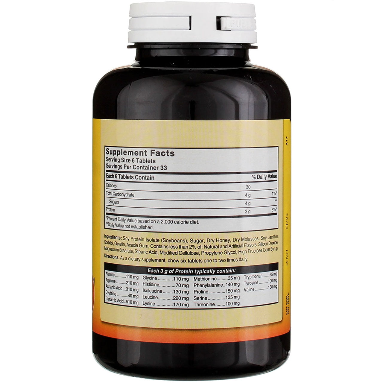 Amazon.com: Natures Blend Protein Tablets Honey Flavor 200