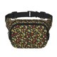 thumbnail image 1 of Fotbe Mexican Food Beer Cangurera Cuadrada con Estampado de Doble Capa, Bolsa de Cintura Ajustable Mini para Hombres y Mujeres, 1 of 9