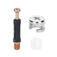 thumbnail image 1 of 100 juegos de piezas de conexión de rueda excéntrica 3 en 1, kit de tornillos y tuercas para muebles, accesorios de hardware, 1 of 14
