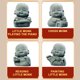 thumbnail image 5 of Estatua Buda Pequeña Figura Monje Bonita para Oficina Coche Pecera (4 No) 4 Uds., 5 of 6