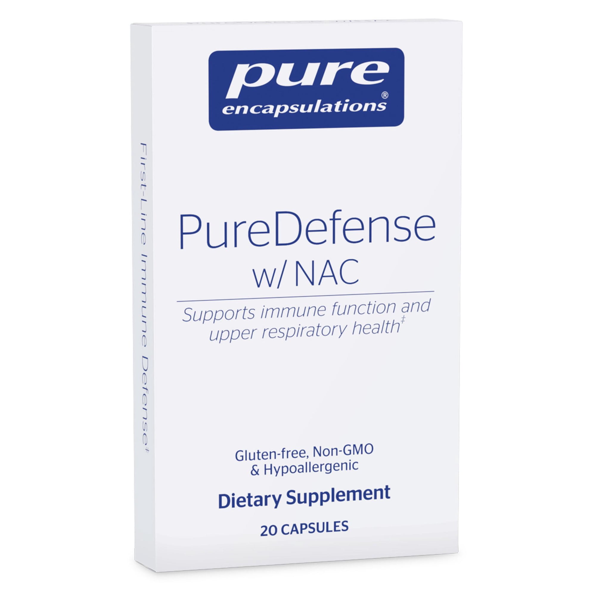 Pure Encapsulations PureDefense with NAC | Enhances First-Line Immune Defense and Upper Respiratory Health* | 20 Capsules