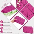 thumbnail image 3 of Funda para tampones tipo bolsa de época, diseño de piel, color rojo, 3 of 8