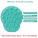 thumbnail image 3 of Cepillo de champú masajeador para el cuero cabelludo, cepillo de masaje manual para el cuero cabelludo, cerdas de silicona suave para el cuidado del cuero cabelludo, exfoliar y eliminar la caspa, promover el crecimiento del cabello - verde Sailing Electrónica, 3 of 4