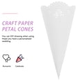 thumbnail image 3 of Miangastore Cone Confetti Holder 20Pack for Wedding Tables Decoration Storage Classic Style, 3 of 8