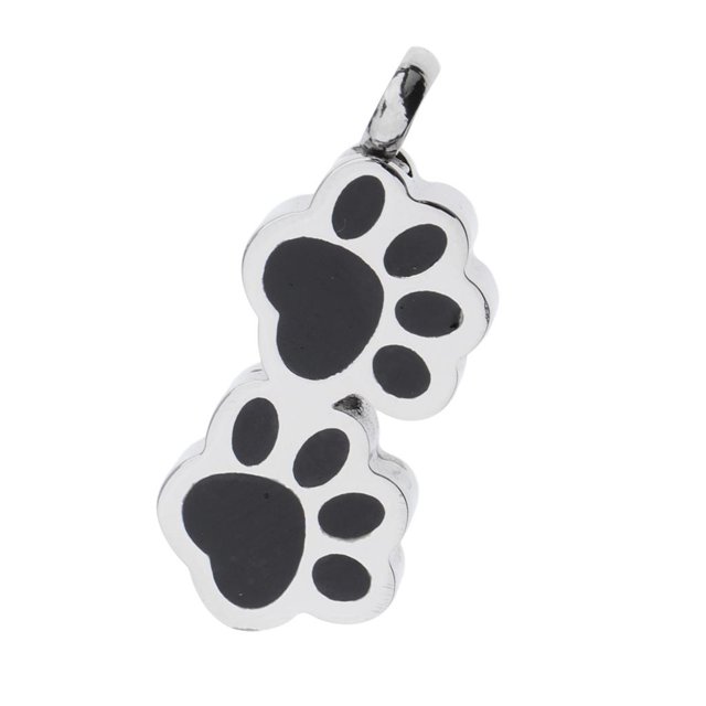 Colgantes De cineraria cineraria cineraria Para Mascotas de material acero Inoxidable Con Forma De Pata De Oso Colgantes De De Titular De Ceniza