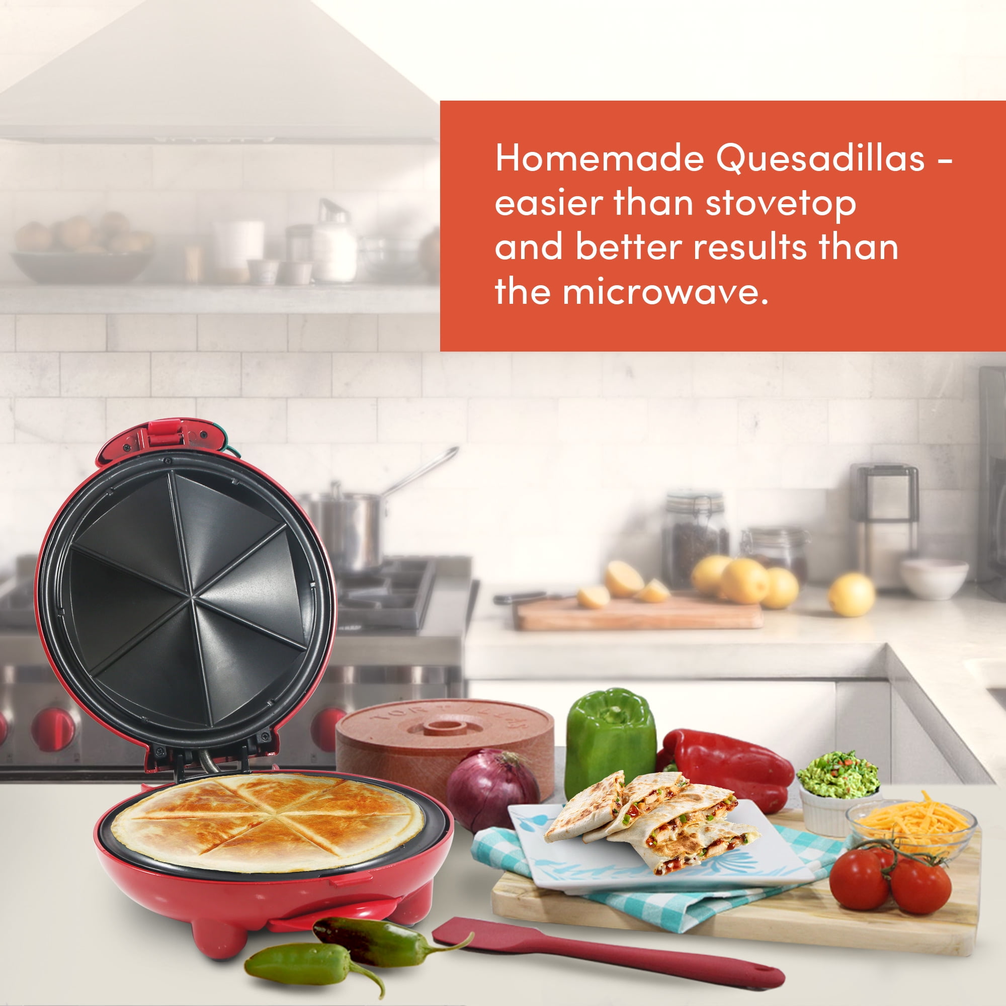 Elite Gourmet 8” Quesadilla Maker