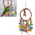 thumbnail image 4 of Bird Swing Toy, Natural Attractive  Colorful Swing Ring Toy  For Parrots, 4 of 8