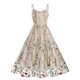 thumbnail image 1 of Vestidos de fiesta Bouanq para mujer, vestidos de regreso a casa, mangas abullonadas, bordado de flores, tul, vestidos formales para boda, fiesta, graduación, 1 of 6