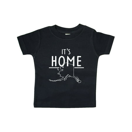 

Inktastic It s Home- Alaska State Outline Gift Baby Boy or Baby Girl T-Shirt