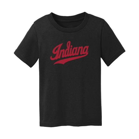Toddler Chad & Jake  Black Indiana Hoosiers Script Logo T-Shirt