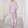 thumbnail image 3 of Bingfone Womens Pajama Sets Seahorse and Starfish Print,Long Sleeve Loungewear Pajamas Set-Medium, 3 of 8