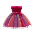 thumbnail image 2 of Robe Formelle Sans Manches à Col pour Enfants, Robe d'Été une Pièce, 2 of 5