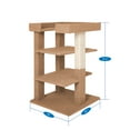thumbnail image 7 of Traditional 3-Level Cat Tower by Naomi Home-Color:Green, 7 of 7