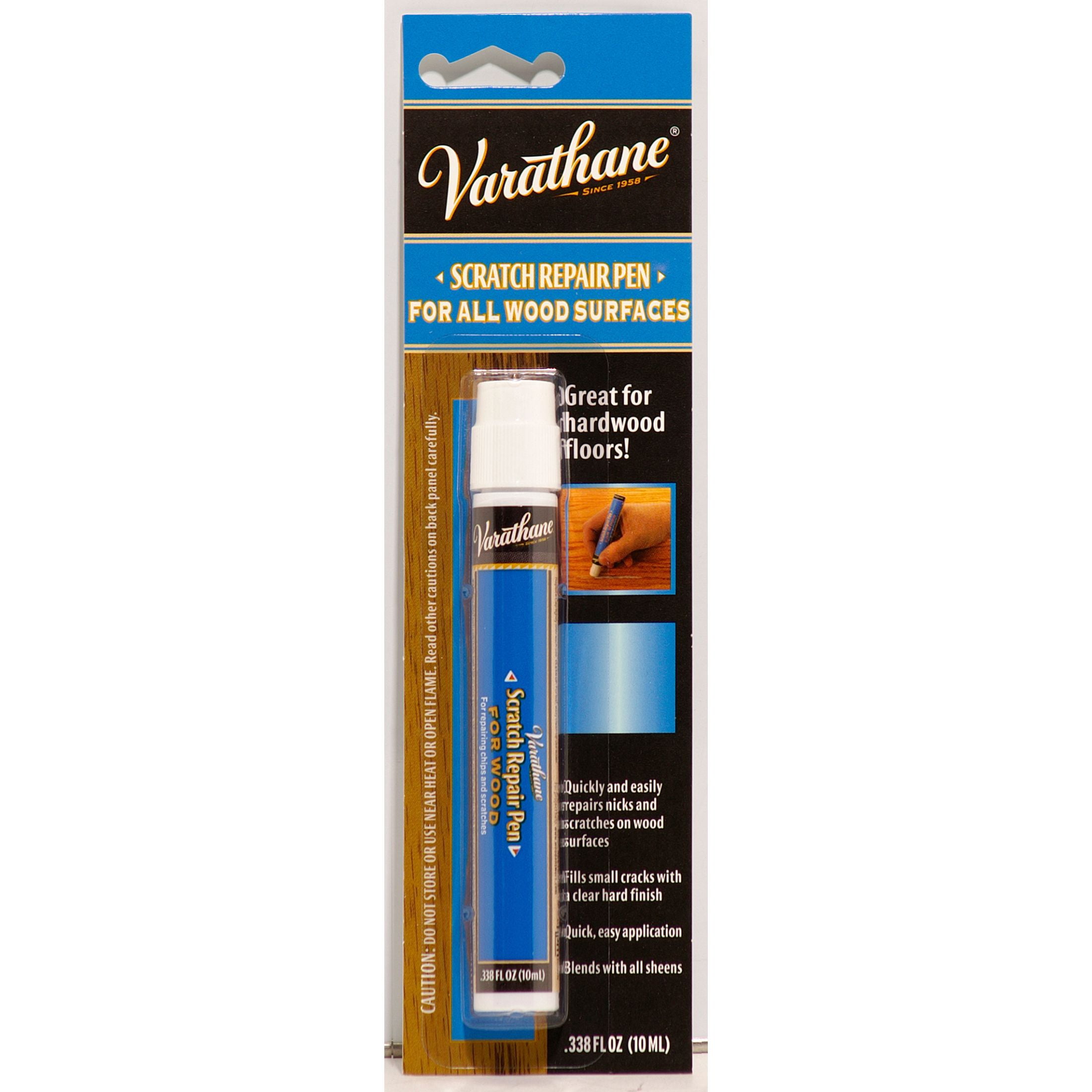 6 Pack, Clear, Varathane Scratch Repair Pen-248125, 0.33 0z